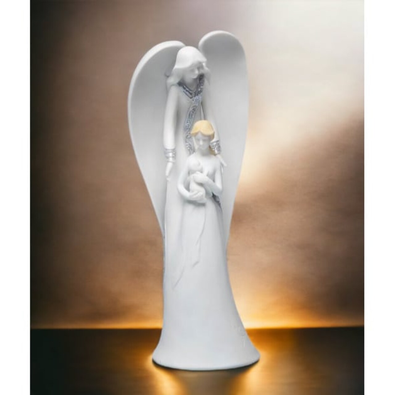 Angel With Mother and Baby Figurine Gift Idea or Home Decoration Ornament Figure
